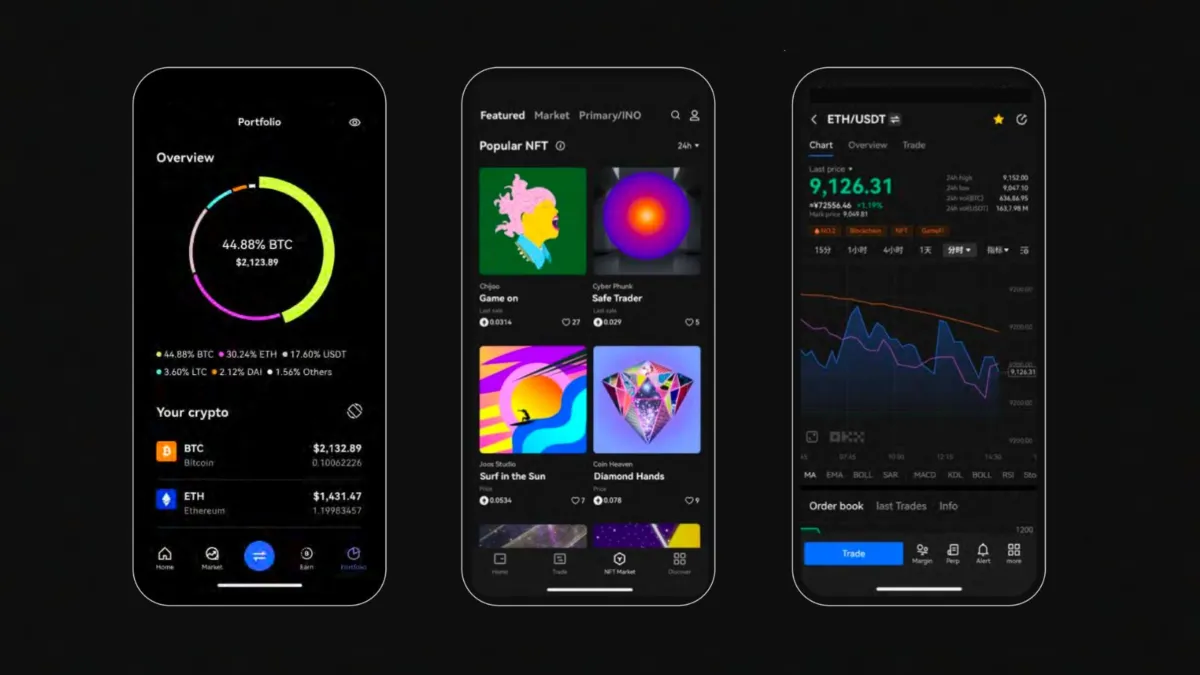 OKX Simple Earn, Staking, DeFi, Farming